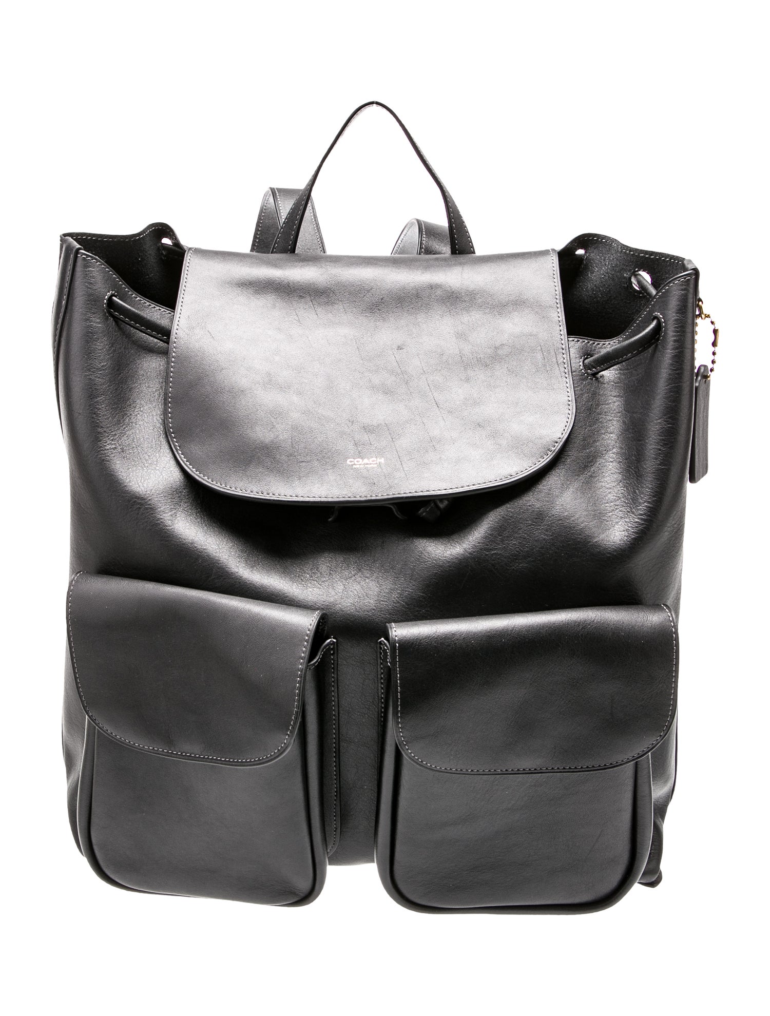 Coach Leather Backpack